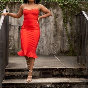 Red Bandage Dress